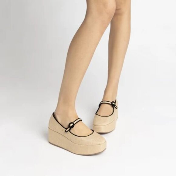 Larroudé Blair Flatform Pumps - Picture 6 of 14